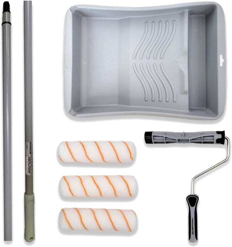 9" Paint Roller Kit (3 Pack, Extension Pole)